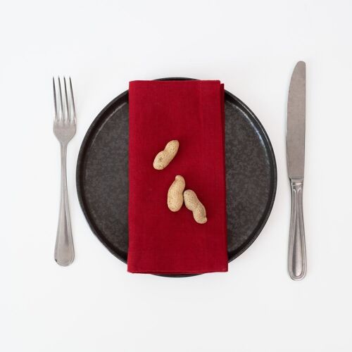 Lava Falls Linen Napkins Set of 2