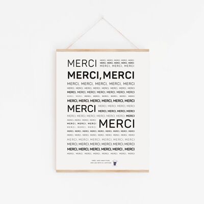 Póster de agradecimiento Mantra (A2, A3, A4, A5, A6)