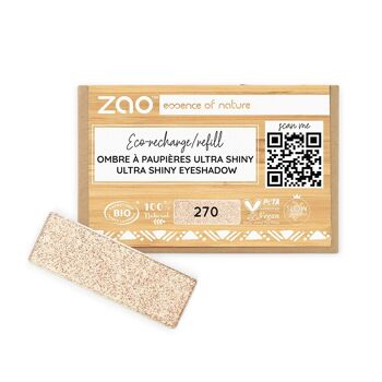 ZAO Recharge Fard à paupières Ultra Shiny *** bio, vegan & rechargeable 2