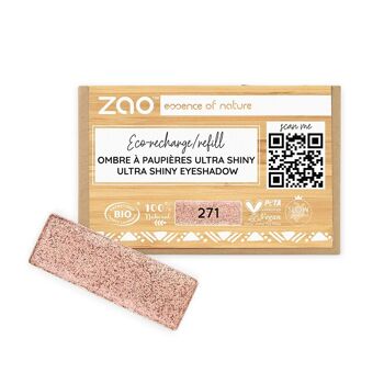 ZAO Recharge Fard à paupières Ultra Shiny *** bio, vegan & rechargeable 4