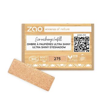 ZAO Recharge Fard à paupières Ultra Shiny*** bio, vegan & rechargeable 12