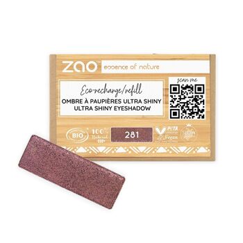 ZAO Recharge Fard à paupières Ultra Shiny *** bio, vegan & rechargeable 18