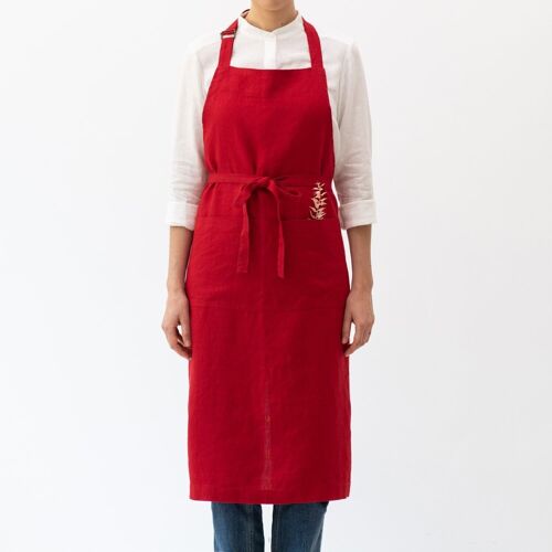 Lava Falls Linen Chef Apron