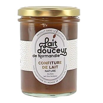 Confiture de lait nature 250g - ferme d'Auréville