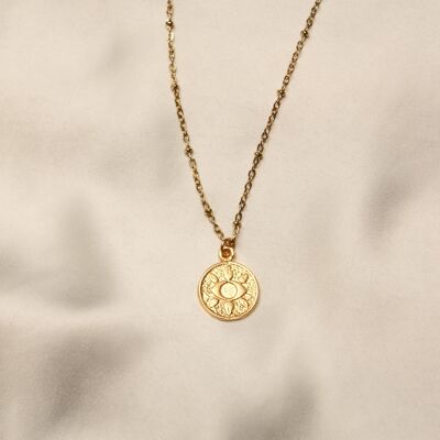 Lauren necklace ♡ eye pendant gold