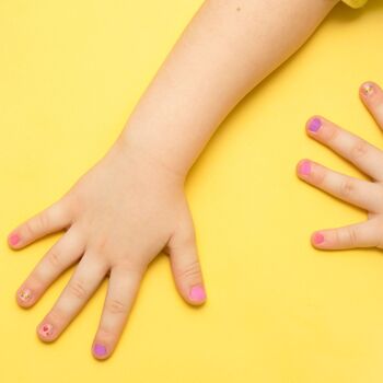 Set manucure enfant - Vernis à ongles à l'eau - Stickers décoratifs 3
