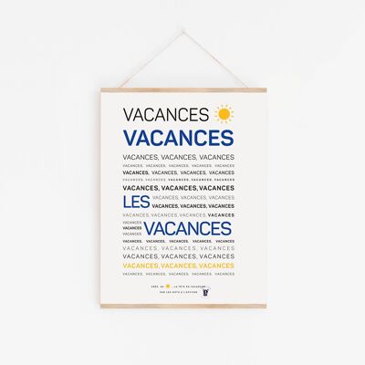 Poster del mantra delle vacanze (A2, A3, A4, A5)