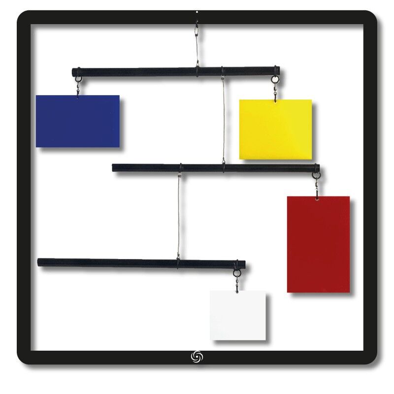 Composición A 1923 Blanco, Rojo, Amarillo I Azul