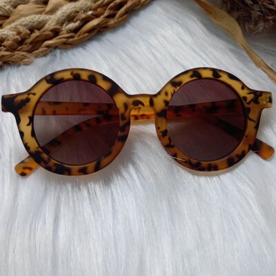 Lunettes de soleil Retro full léopard enfants | Lunettes de soleil pour enfants