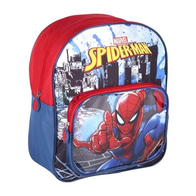Mochila Spiderman 3 D - Con bolsillo exterior - Con cremalleras