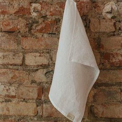 White  linen kitchen towel
