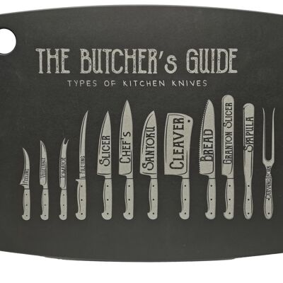 Cutting board "THE BUTCHERS GUIDE"