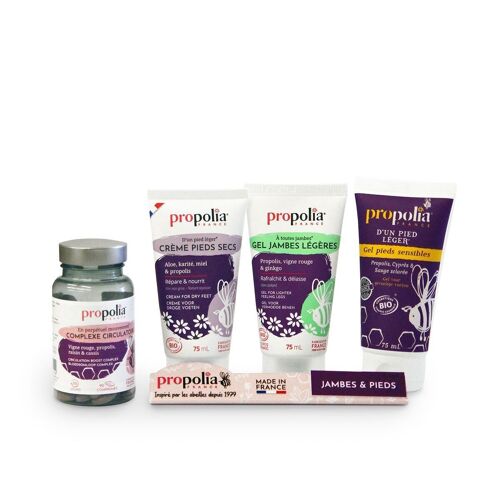 Pack d'implantation Propolia  "Soins jambes et pieds"  - 24 produits