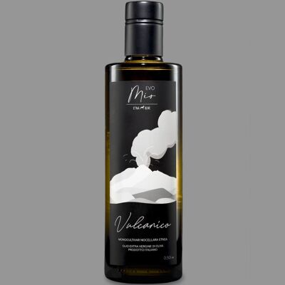 Natives Olivenöl Extra – Vulkanisch 0,50 l – Evo Nocellara dell'Etna Ideal für rotes Fleisch und Gemüse