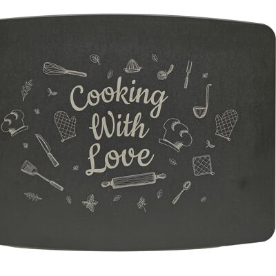 Cutting Board "COOKING WITH LOVE"