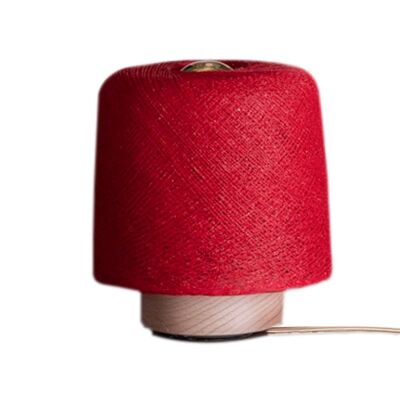 Madison red table lamp