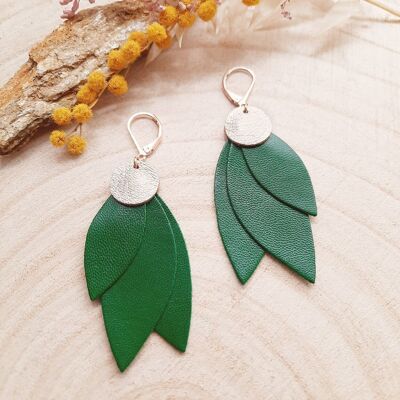 CELESTE emerald earrings