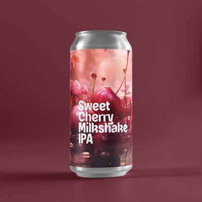 Milkshake IPA aux cerises sucrées - Canette de 0,44 L - Berlin Craft Beer