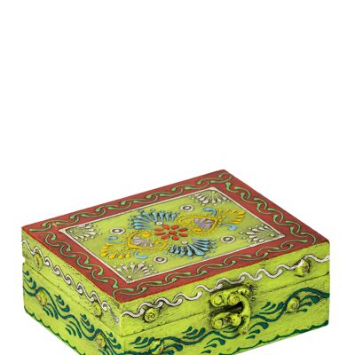 WOODEN BOX DECORATED BY HAND WOOD AND METAL DO9457BX_UNICO