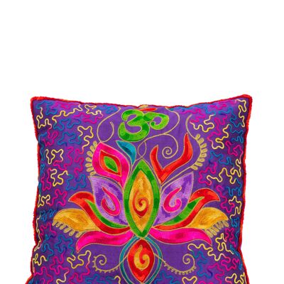 EMBROIDERED CUSHION 100% POLYESTER DO9470CO_UNICO