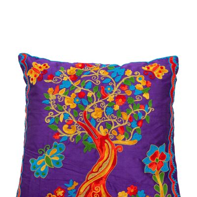 EMBROIDERED CUSHION 100% POLYESTER DO9471CO_UNICO