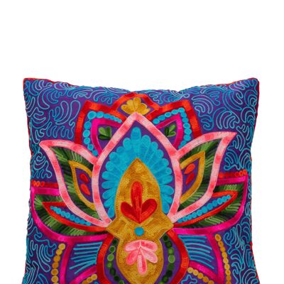 EMBROIDERED CUSHION 100% POLYESTER DO9474CO_UNICO