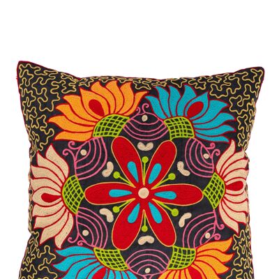 EMBROIDERED CUSHION 100% POLYESTER DO9492CO_UNICO