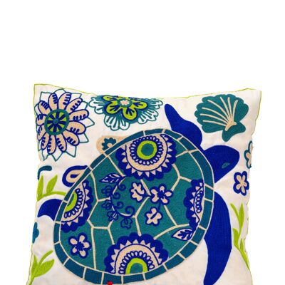 EMBROIDERED CUSHION 100% POLYESTER DO9498CO_UNICO