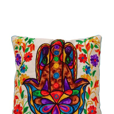 EMBROIDERED CUSHION 100% POLYESTER DO9499CO_UNICO