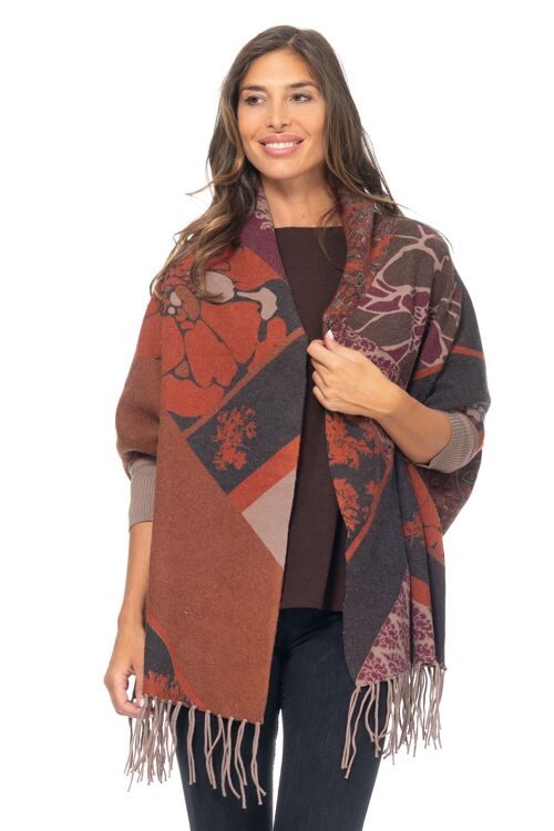 PONCHO YACAR 100%ACRILICO HH4275PO_UNICO