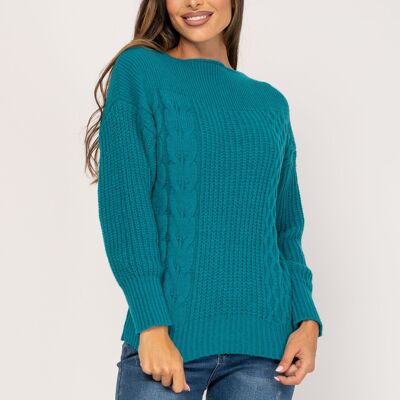 KNIT JERSEY 100% ACRYLIC HH8163J_TURQUOISE