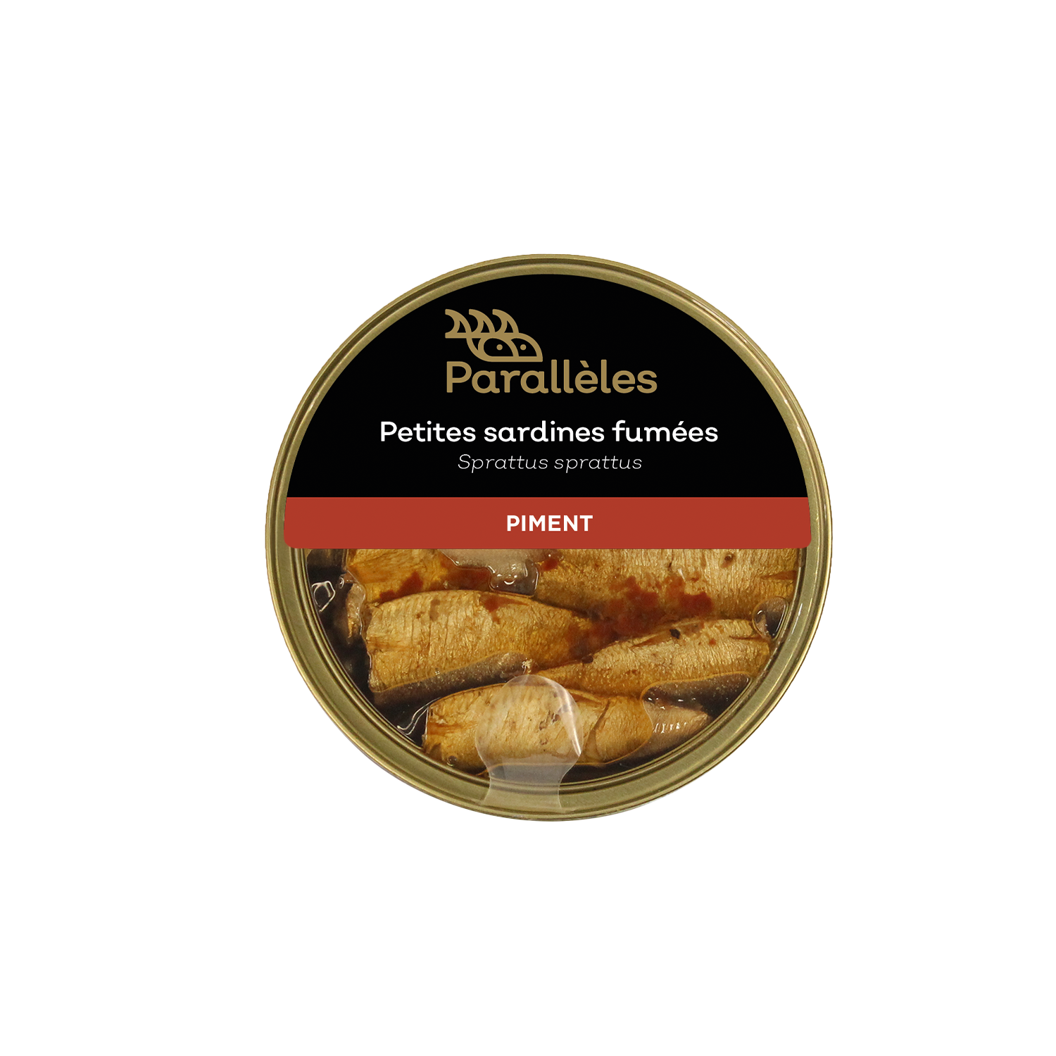Petites sardines (Sprats) fumées MSC au piment