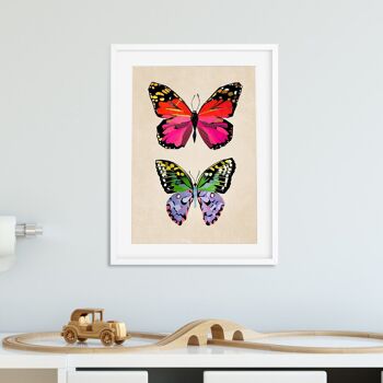 Tableau A4 papillons pour enfants et adolescents 3