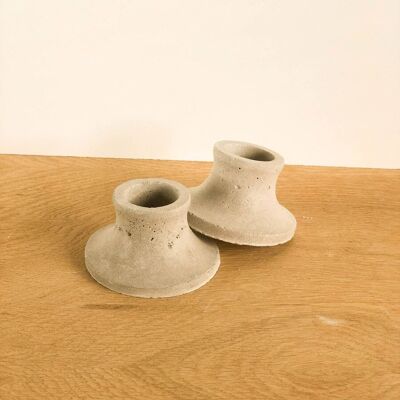 Concrete candle holder | candle stick holder