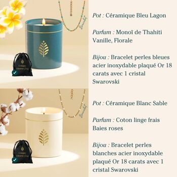 Bougies Bijoux Pack Découverte 15,80€HT - Lot de 12 - fabriquées en France avec cristaux Swarovski 3