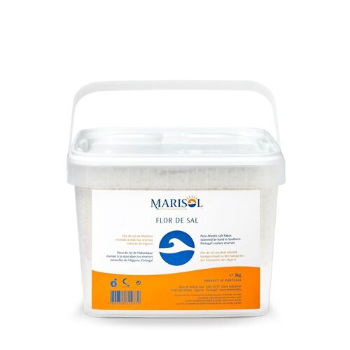 Marisol® Organic Flor de Sal 3kg Container