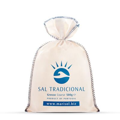 Busta da 500 g di sale tradizionale biologico Marisol®