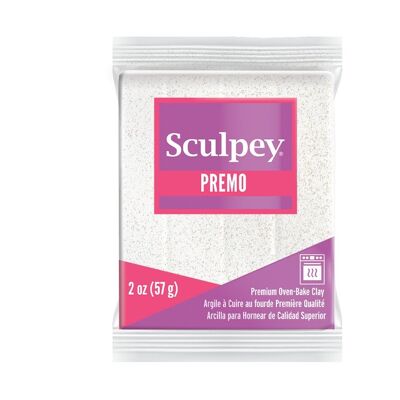 Sculpey Premo – Frostweißer Glitzer