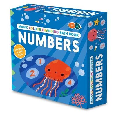 Magic Colour Changing Bath Book - Numbers