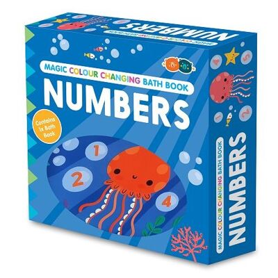 Magic Colour Changing Bath Book - Numbers