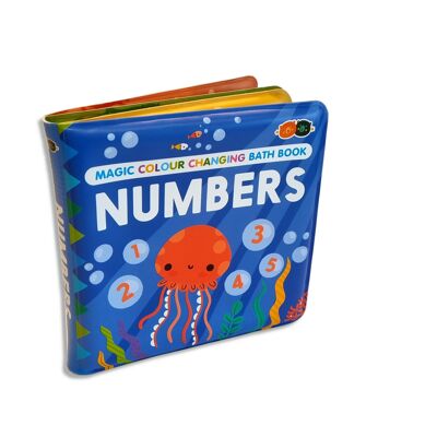 Magic Colour Changing Bath Book - Numbers