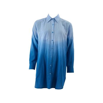 Robe-chemise décontractée en coton 2