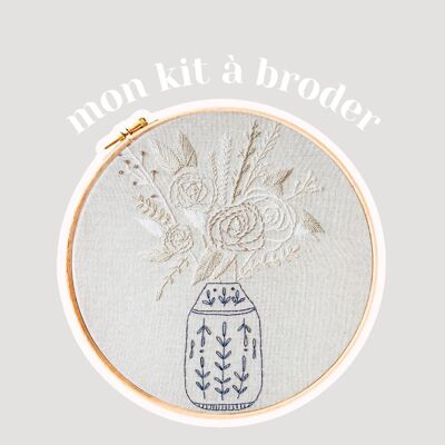 The bouquet - Complete embroidery kit
