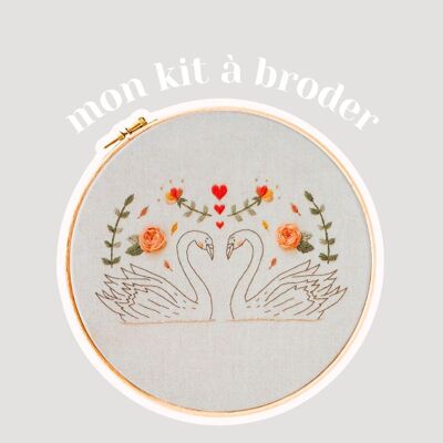 The Swans - Complete Embroidery Kit