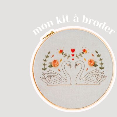 The Swans - Complete Embroidery Kit