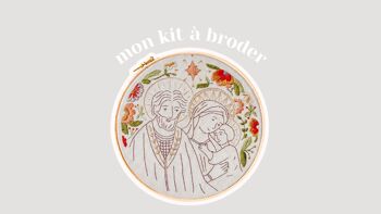 La Sainte Famille - Kit complet de broderie 1