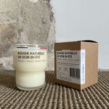 Bougie naturelle Un soir en été made in France - anti moustique 3