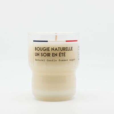 One evening in summer natural candle made in France