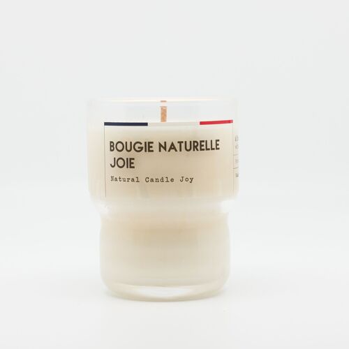 Bougie naturelle Joie made in France - été 2024