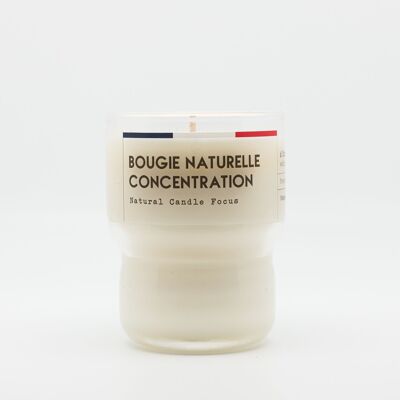 Concentration natural candle made in France